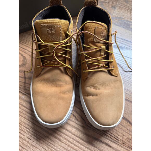 TIMBERLAND High Top Leather Fabric Boots Sneakers Size 8.5 main image 5